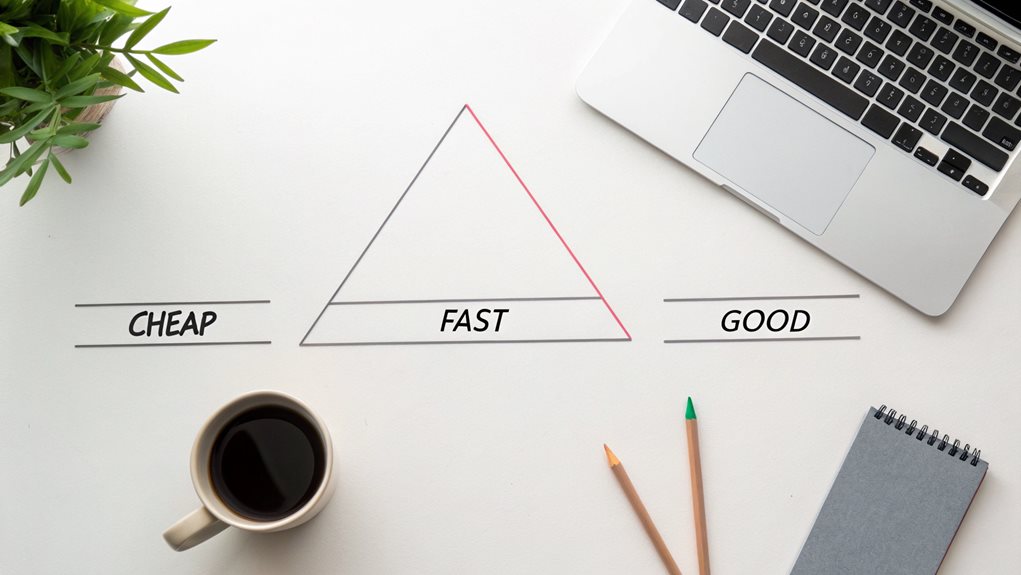 web design quality trade offs